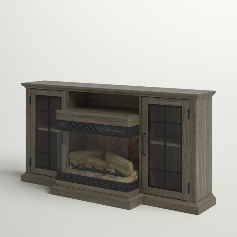 Aubriella tv shop stand fireplace